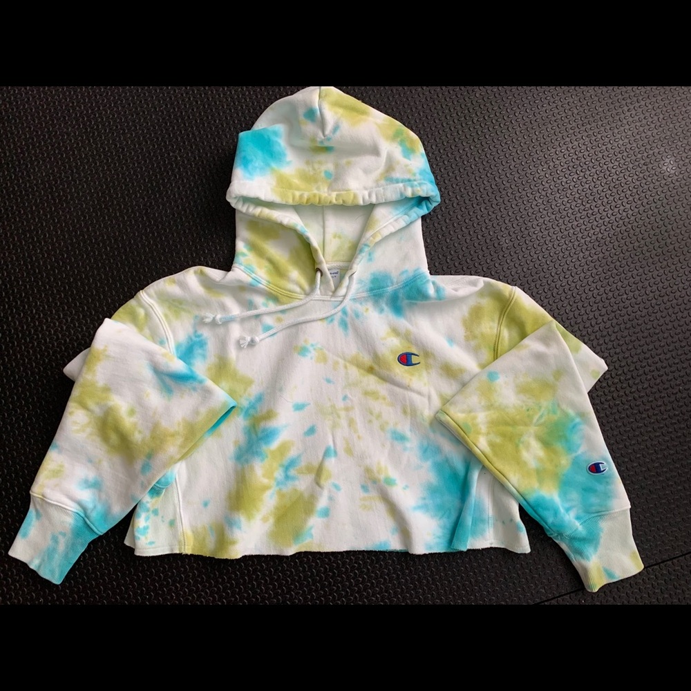 Champion Reverse Weave Cropped Cut Off Hoodie
